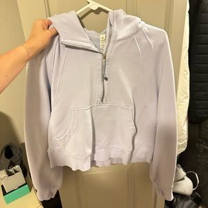 Light Blue Lululemon Scuba Hoodie